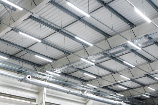 Large Industrial Hall Transport Warehouse Modern Led Lightin